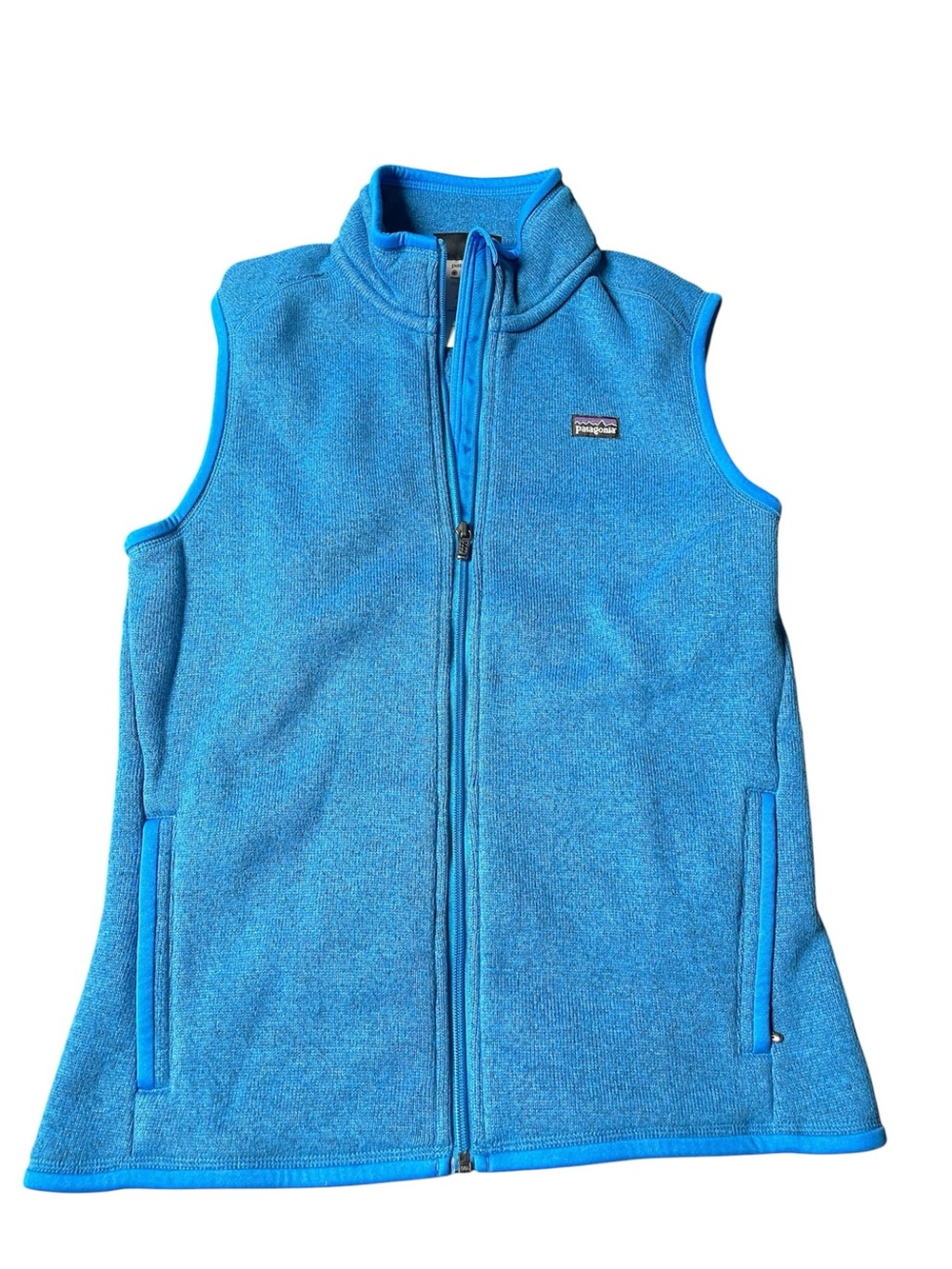 Patagonia Women's Better Sweater Vest Full Zip Fleece Blue Size M/L Active